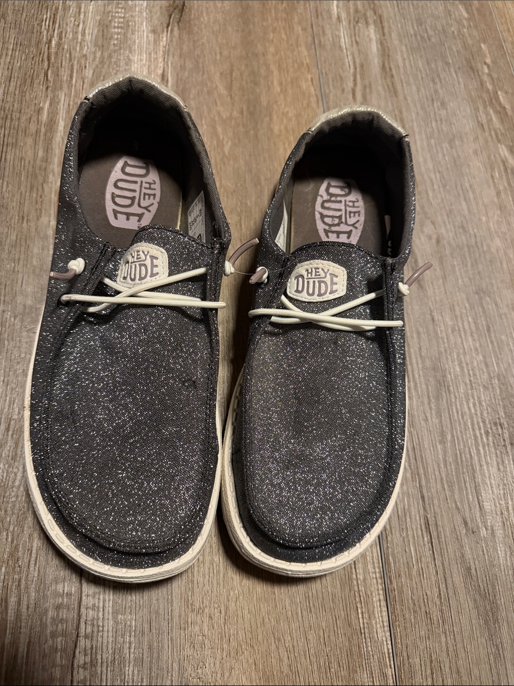 Hey Dude Wendy Metallic Sparkle Slip-On Shoes